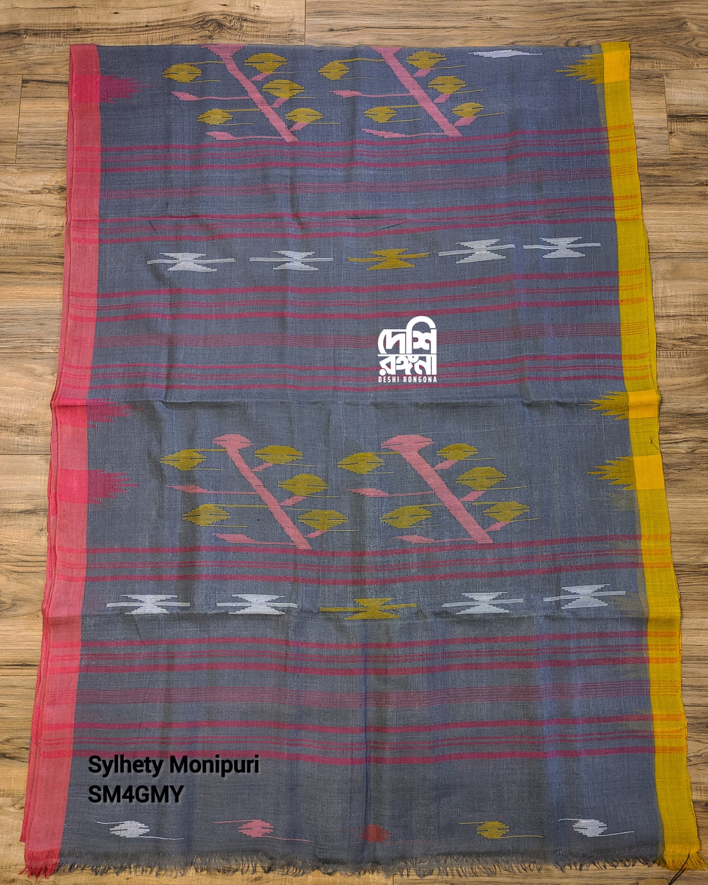 Gray Monipuri Saree
