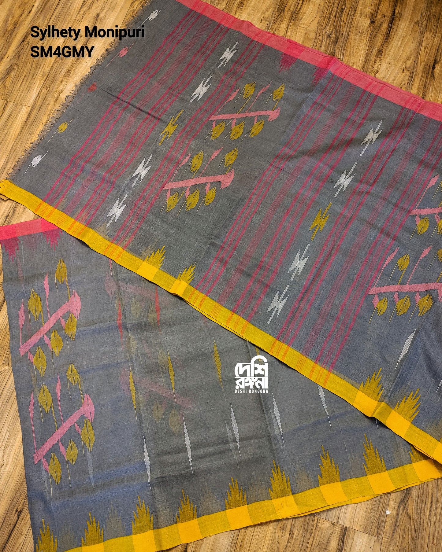 Gray Monipuri Saree