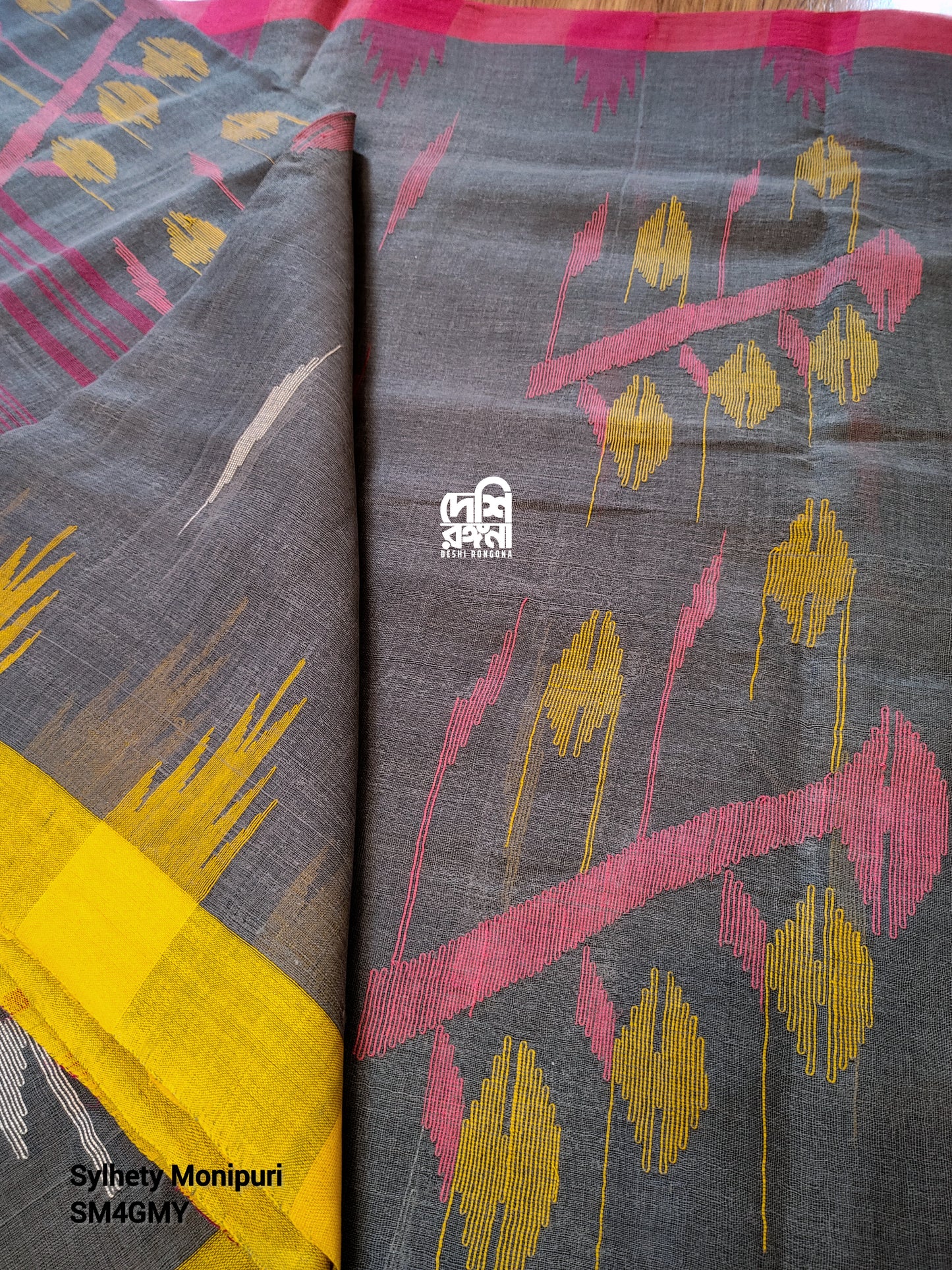 Gray Monipuri Saree