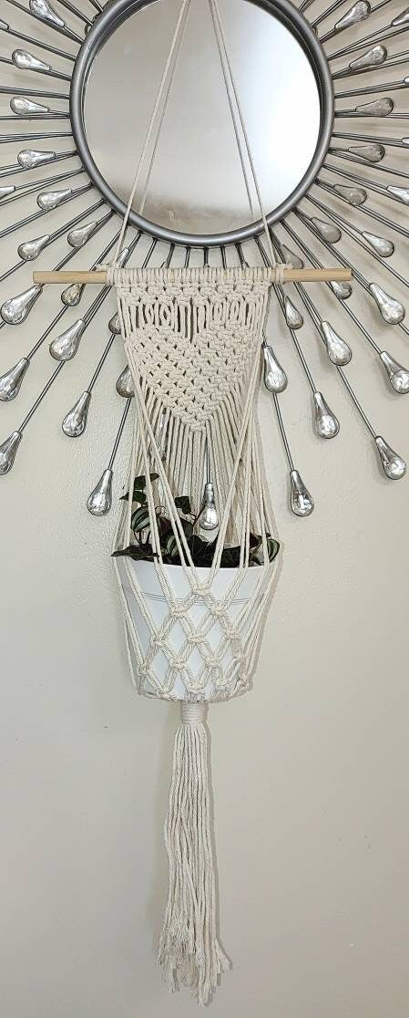 Plant Hangers Valentine Macrame, Cotton, Beautiful Hanging Planters for indoor, living room and porch