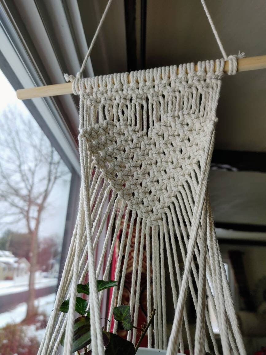 Plant Hangers Valentine Macrame, Cotton, Beautiful Hanging Planters for indoor, living room and porch