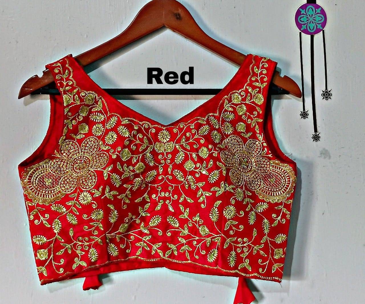 Silk Sleveless blouse, Exclusive Maggam Work Readymade Blouse, Heavy Phantom Silk, Gorgeous Blouse that Makes you feel beautiful