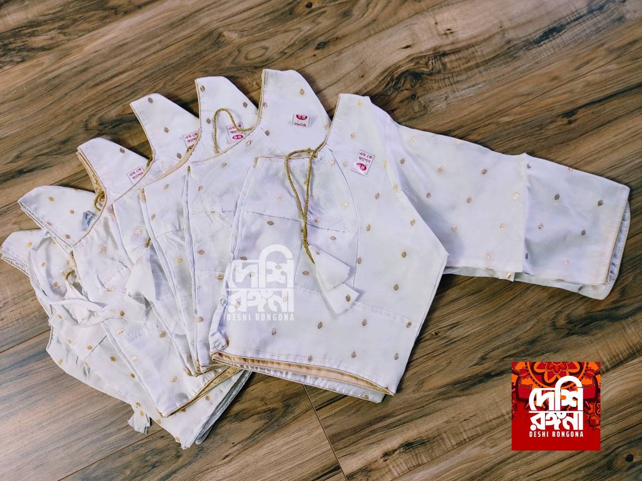 White Silk Katan Buti Blouse, Comfortable, Cotton inner layer, Size 32 to 48, Ships from USA, available in 9 sizes