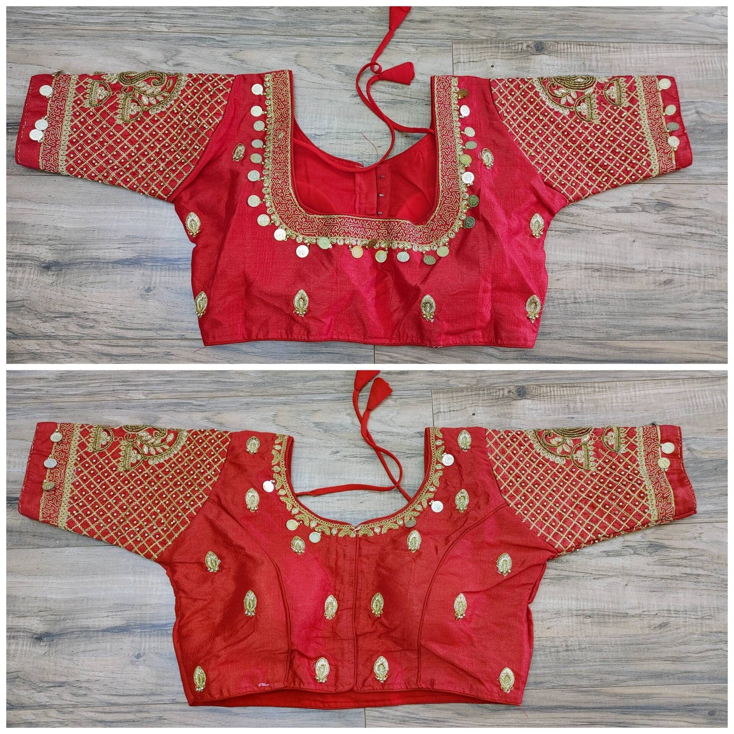 Designer Aari Sikka work Party Blouse Size 38, Readymade, Alter upto 42, that goes with any Party saree collection you have in your closet