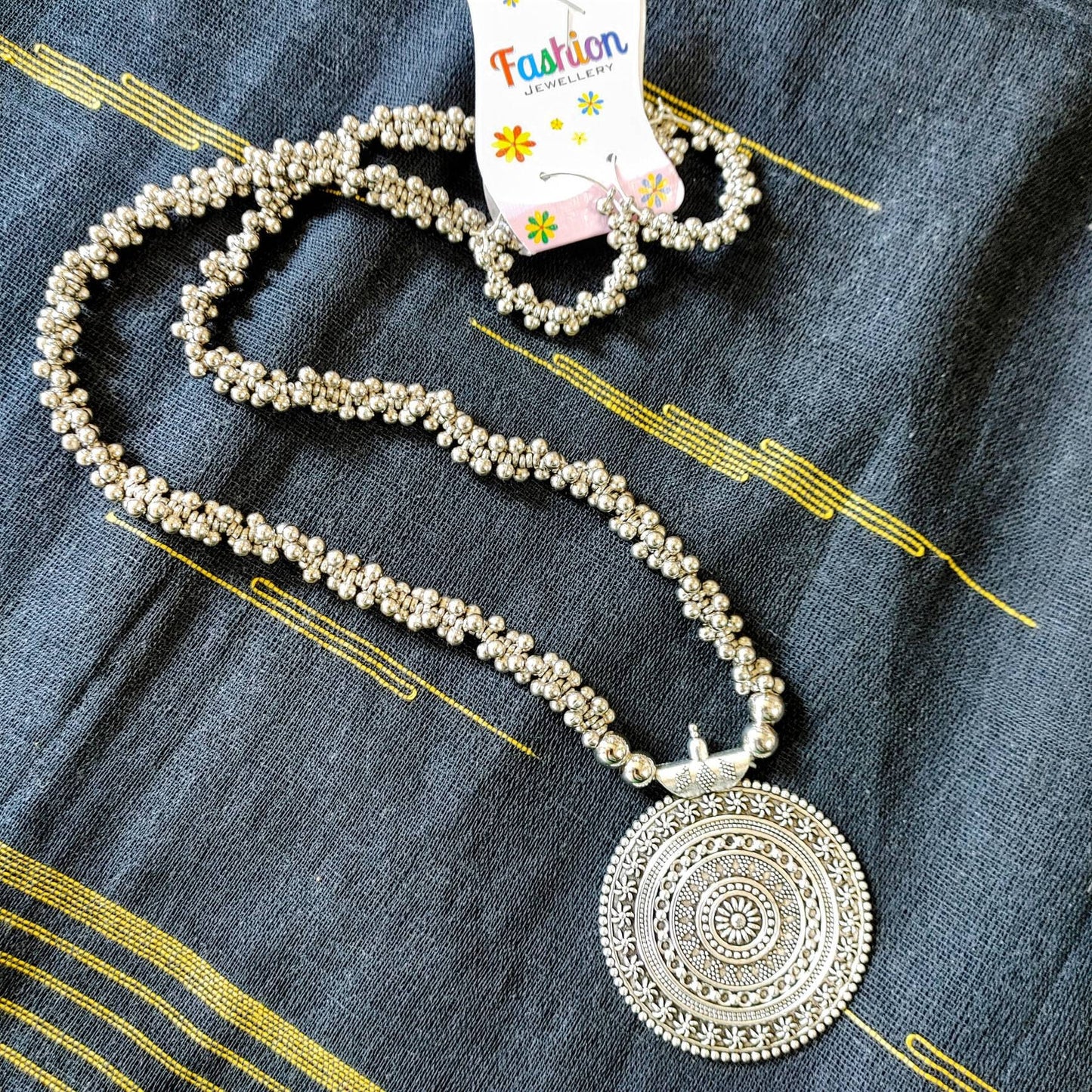 Silver Oxidized Jewelry Set
