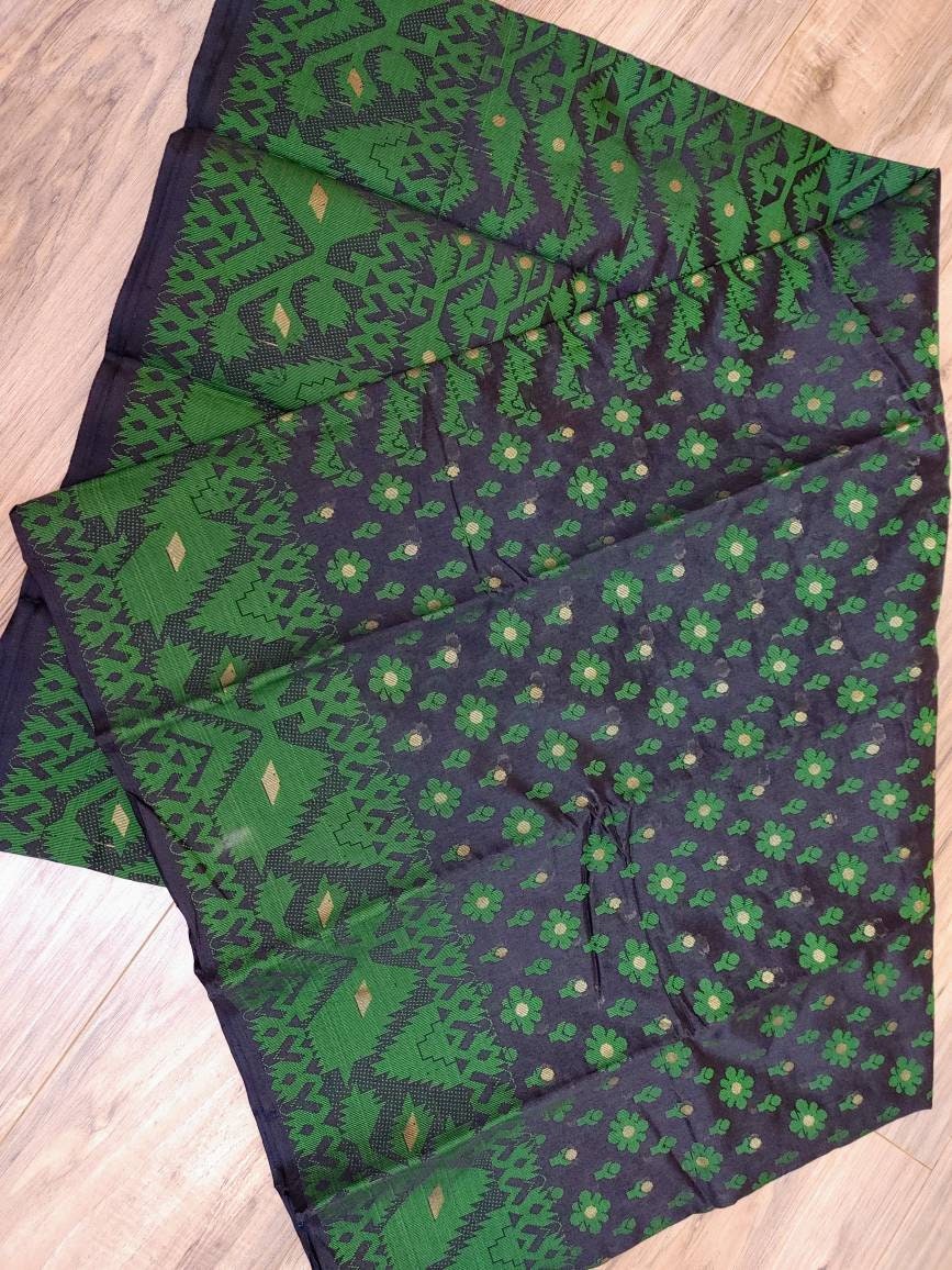 Tangail Halfsilk Saree, Color Variation Available. Made in Tangail, Bangladesh