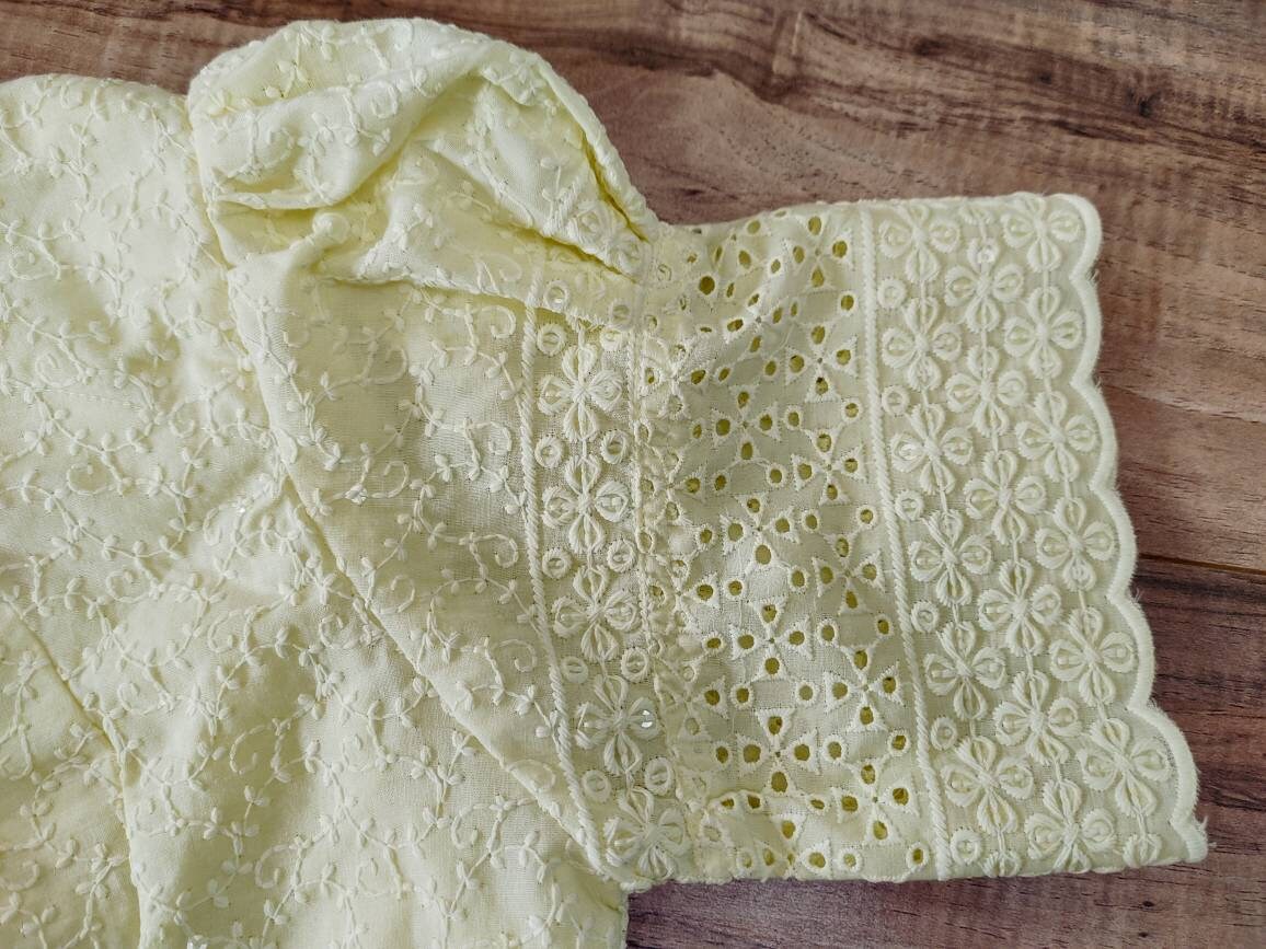Readymade Lakhnaw Cotton Lime Blouse, Light Lime Color Readymade Blouse, Embroidered, Comfortable,goes with any contrast saree