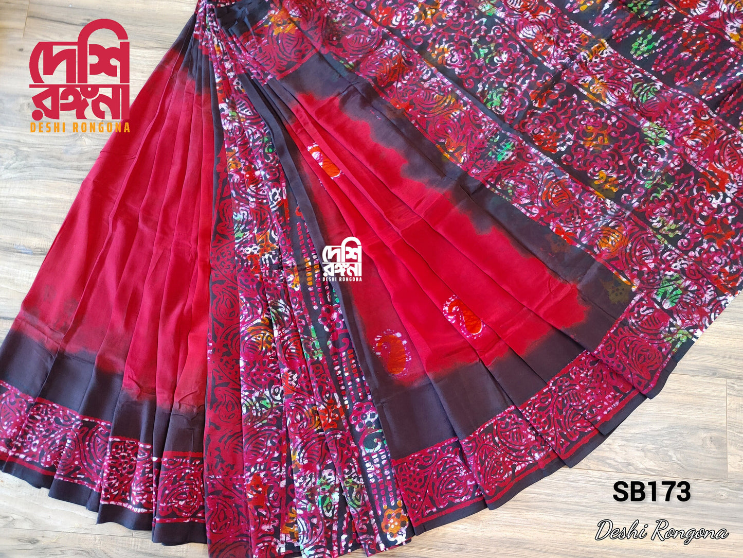 Silk Batik Saree, Hand Wax, Vegetable Died, beautiful color contrast, Running blouse piece, Saree will be exactly like the picture, Black