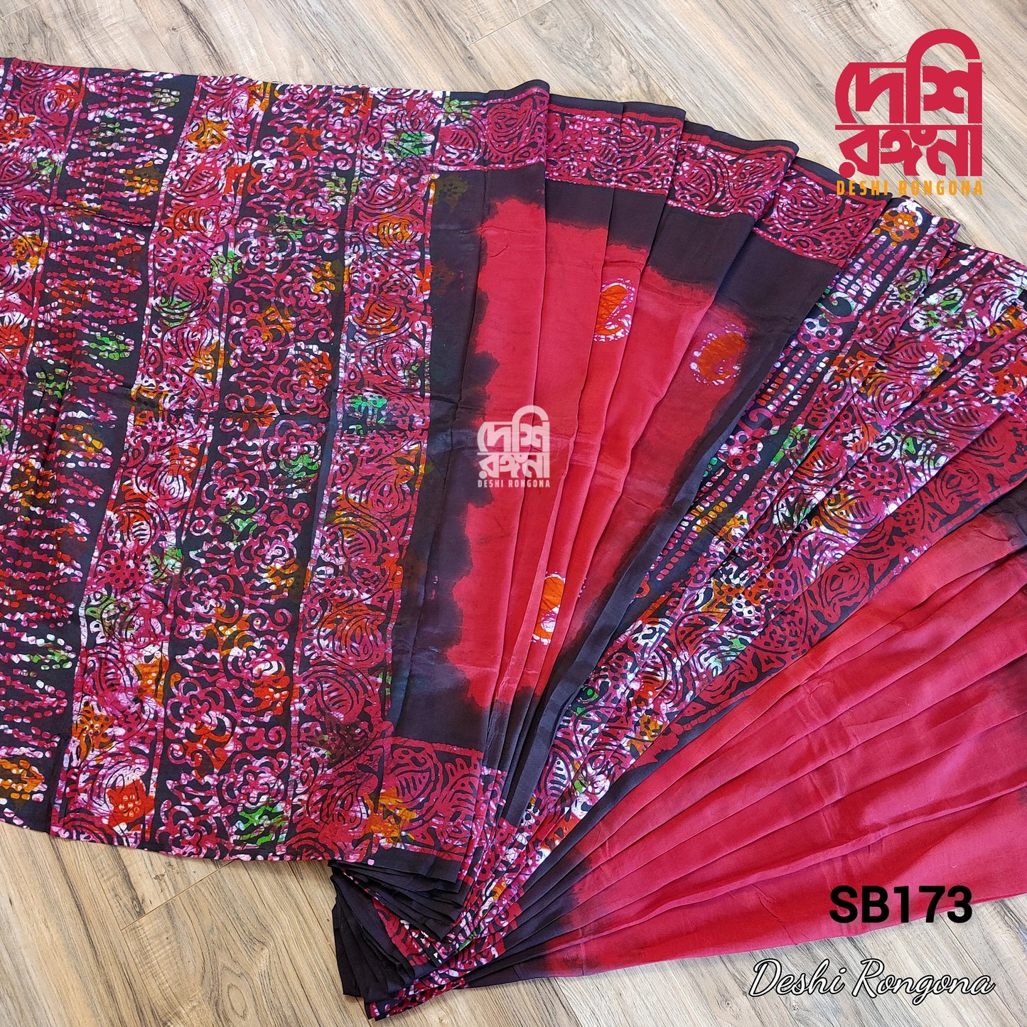 Silk Batik Saree, Hand Wax, Vegetable Died, beautiful color contrast, Running blouse piece, Saree will be exactly like the picture, Black