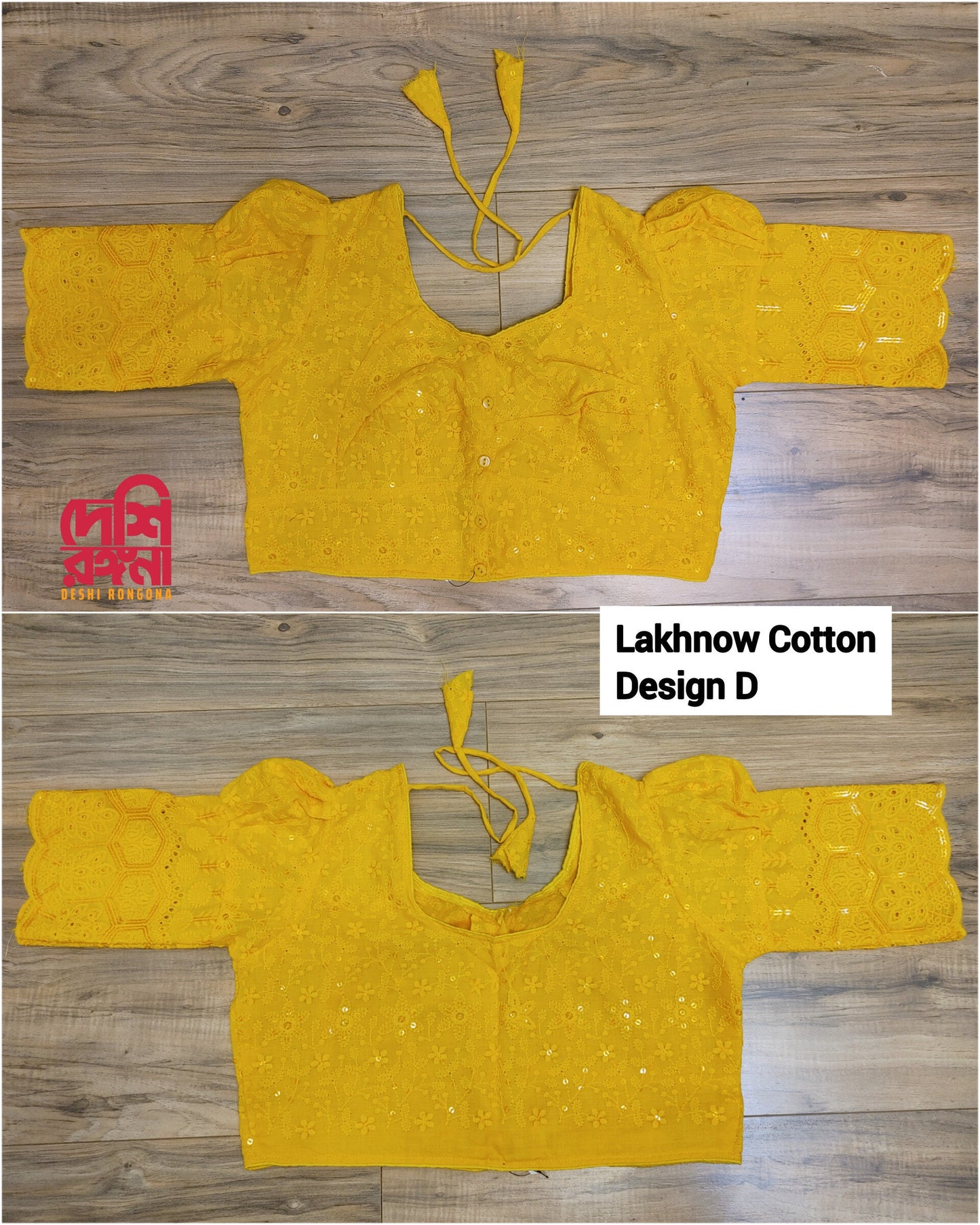 Readymade Lakhnaw Cotton Yellow Blouse, Mustard Yellow Ready Designer Blouse, Embroidered, Comfortable, goes with any saree of your closet