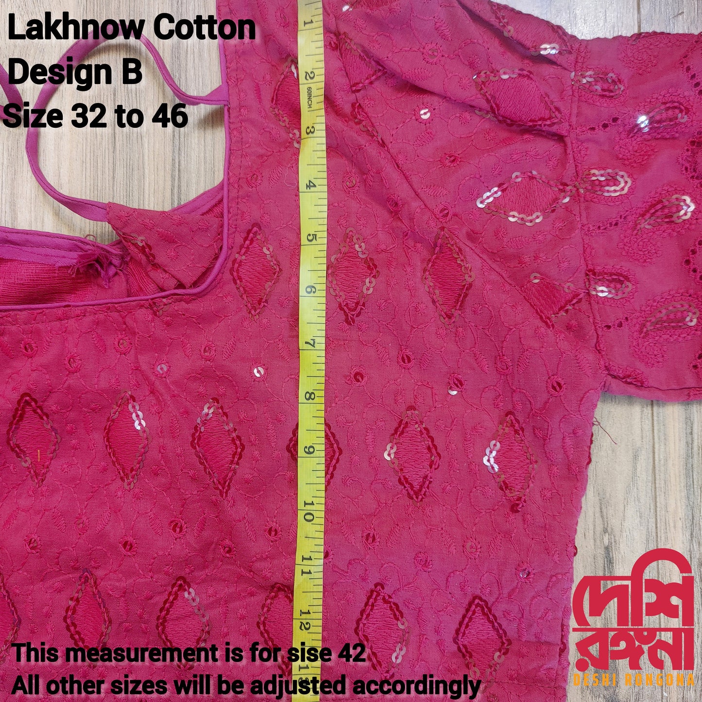 Readymade Lakhnaw Cotton Blouse, Magenta Readymade Designer Blouse, Embroidered, Comfortable, goes with any contrast saree of your closet