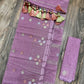Original Dhakai Jamdani Saree - Opera Mauve