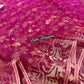 Exclusive Magenta Dhakai Jamdani Saree - Handloom Classic