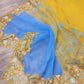 Yellow Original Dhakai Jamdani with Cutwork Embroidery