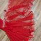 Original Moslin Handmade Karchupri work Saree, Bridal Red