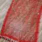 Original Moslin Handmade Karchupri work Saree, Bridal Red