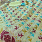 Elegant Dhakai Jamdani Saree - Cream Kiwi