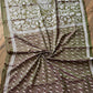 Duel Tone Olive Bangalore Silk Kantha Saree