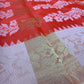 Tangail Halfsilk Saree, Orange