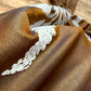 Brown Bangalore Silk Kantha Saree
