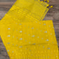 Original Dhakai Jamdani Saree - Yellow