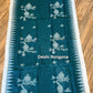 Monipuri Handwoven Cotton Saree – Teal & White
