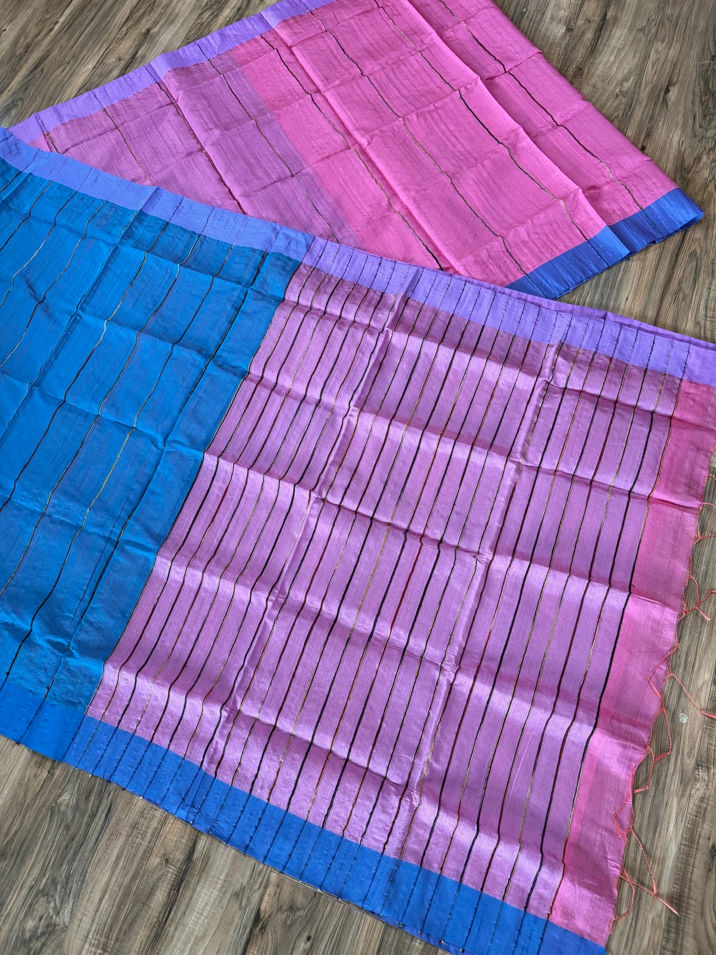 Tangail Cotton Khesh Saree, Made in Bangladesh, Ganga/Jamuna Border, Hand Woven, Pure Cotton,Comfortable summer saree,Other Colors available
