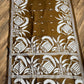 Brown Bangalore Silk Kantha Saree