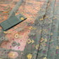 Elegant Sage Green Dhakai Jamdani Saree - Handloom Classic