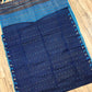 Original Dhakai Jamdani Saree - Navy Blue