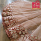 Mauve Brown Cutwork Jamdani Dhakai – Embroidered