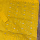 Original Dhakai Jamdani Saree - Yellow