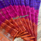 Elegant Magenta Orange Purple Dhakai Jamdani Saree - Handloom Classic