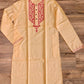 Origina Dhakai Jamdani Men Punjabi-Peach Color, Bangladeshi