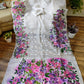Handpainted Jamdani, Original Dhakai Saree | Queens Crepe Myrtle Flower Theme