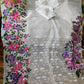 Handpainted Jamdani, Original Dhakai Saree | Queens Crepe Myrtle Flower Theme