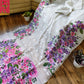 Handpainted Jamdani, Original Dhakai Saree | Queens Crepe Myrtle Flower Theme