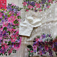 Handpainted Jamdani, Original Dhakai Saree | Queens Crepe Myrtle Flower Theme
