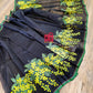 Handpainted Handloom Halfsilk Saree and Aarong Cotton Punjubi Set. Oporajita Theme.
