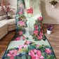 Watercolor – Handpainted Dhakai Jamdani Saree, Lotus theme