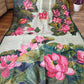 Watercolor – Handpainted Dhakai Jamdani Saree, Lotus theme