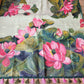 Watercolor – Handpainted Dhakai Jamdani Saree, Lotus theme