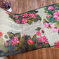 Watercolor – Handpainted Dhakai Jamdani Saree, Lotus theme