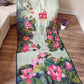 Watercolor – Handpainted Dhakai Jamdani Saree, Lotus theme