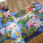 Abstract Watercolor – Handpainted Half Silk Saree (Copy)