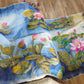 Abstract Watercolor – Handpainted Half Silk Saree (Copy)