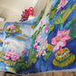 Abstract Watercolor – Handpainted Half Silk Saree (Copy)
