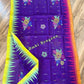 Sylheti Monipuri Handwoven Saree – Eggplant Purple