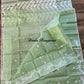 Original Dhakai Jamdani Saree, Handloom Classic -Mint Green