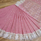 Mauve Pink Cutwork Jamdani Dhakai – Embroidered